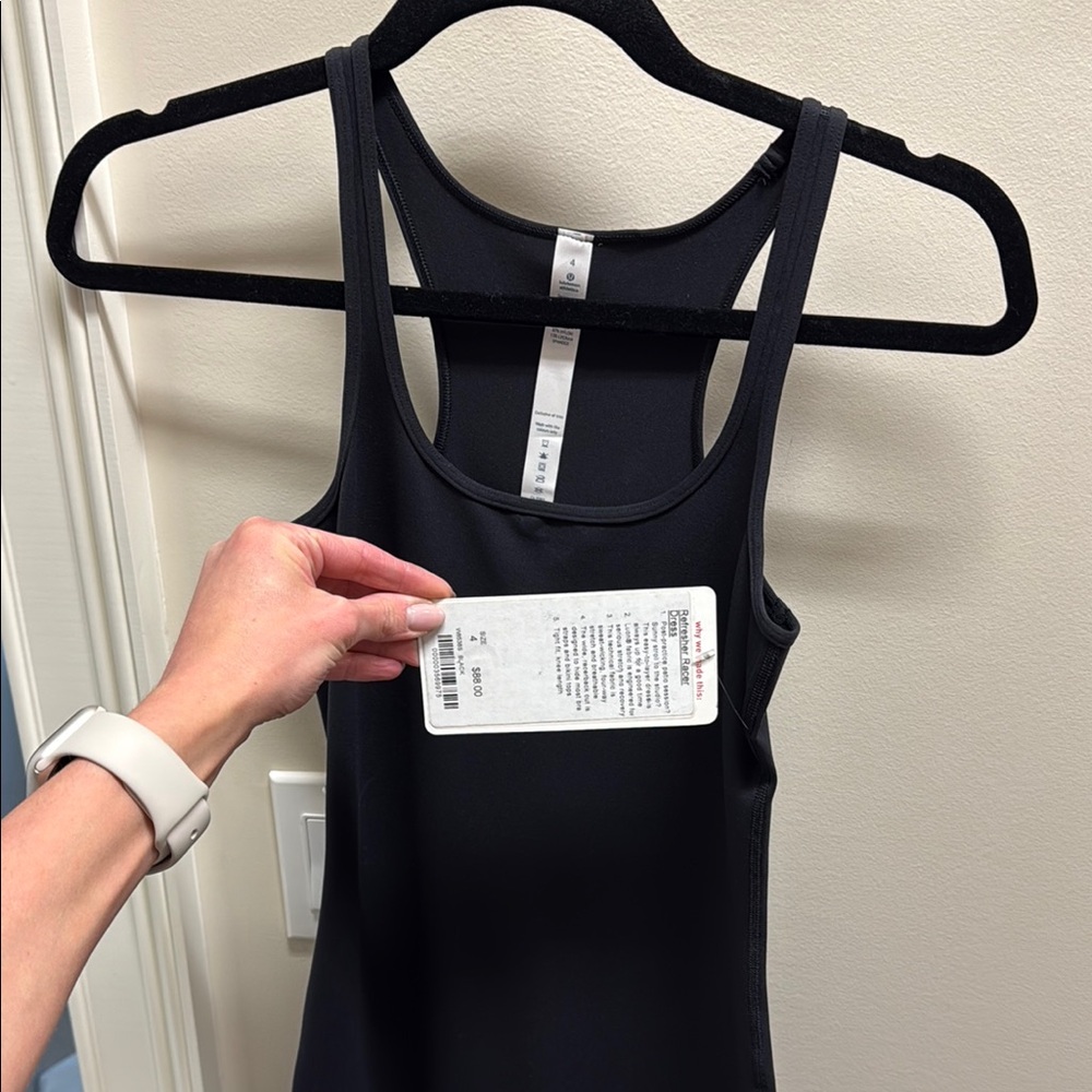 Lululemon Black Racerback size 4